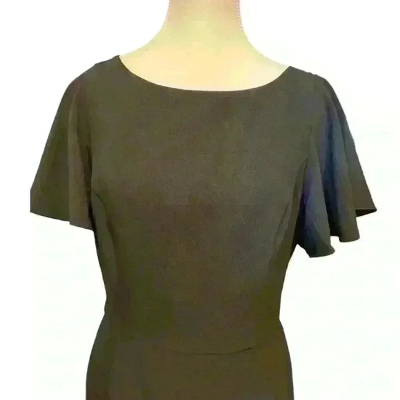 White House Black Market Flutter Sleeve Sheath Dress Size 8 NWT - Picture 4 of 10